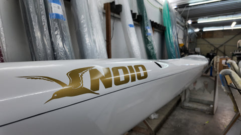 Noio Forward Footwell- White with Gold Decals $5400
